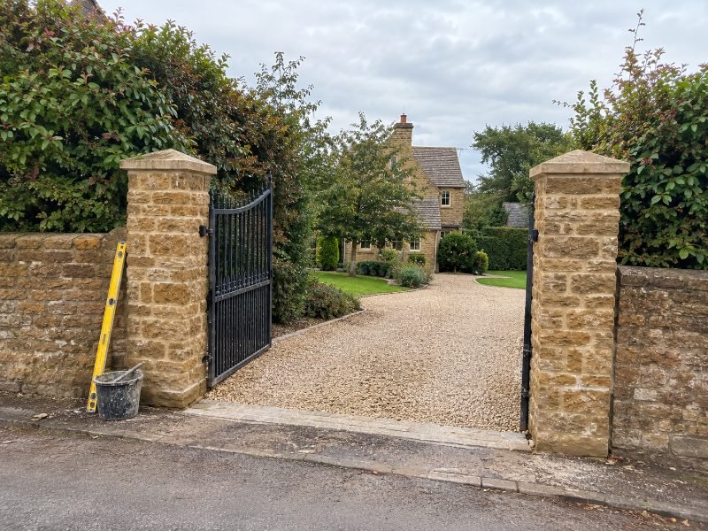 Stone Garden Entrance in Northampton
